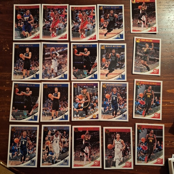 2018-2019 DONRUSS BASKETBALL CARD LOT OF 104 CARDS - Picture 4 of 10